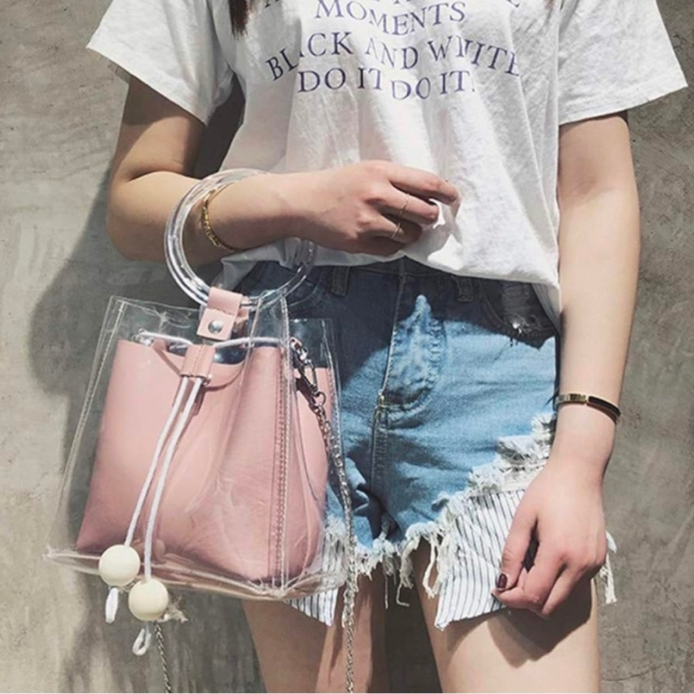Classy Clear Satchel/Crossbody Purse